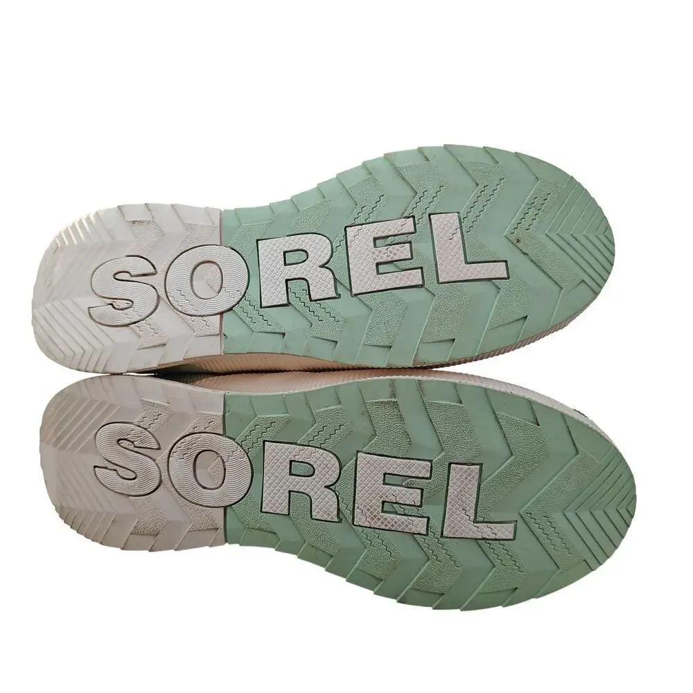 SOREL Women’s Size 11 Gray Wool Sneaker Boots NL4428-082 Lace-Up Comfort